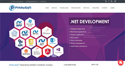 Desktop Screenshot of prishusoft.com