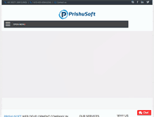 Tablet Screenshot of prishusoft.com